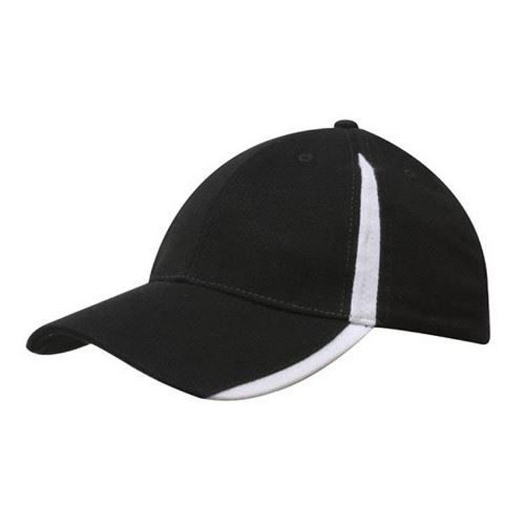 Picture of Brushed Heavy Cotton with inserts on the visor & crown