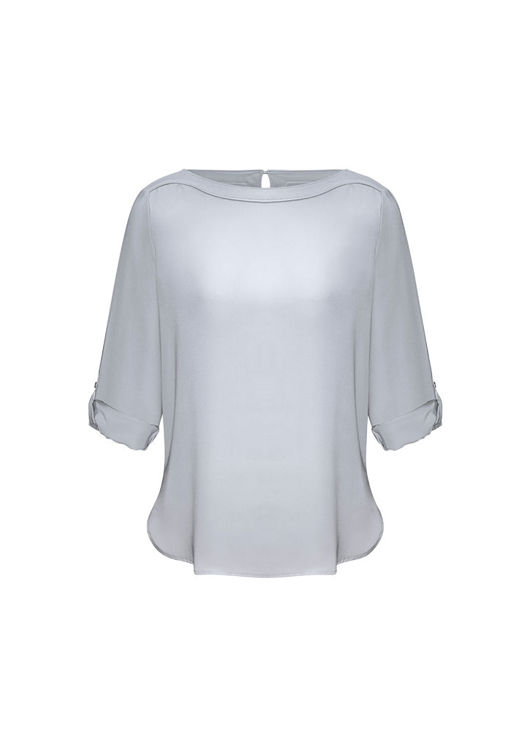 Picture of Ladies Madison Boatneck Blouse