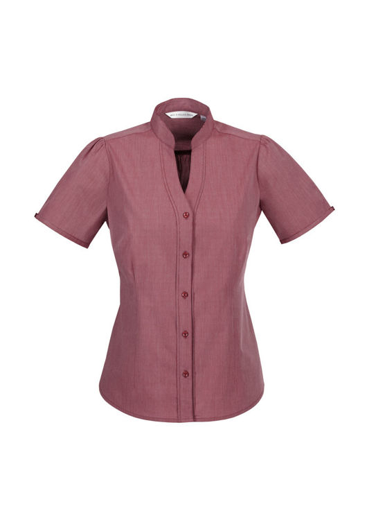 Picture of Ladies Chevron Stand Collar Shirt