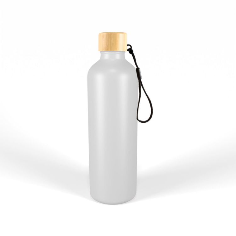 Picture of Gelato Aluminium Drink Bottle with Bamboo Lid