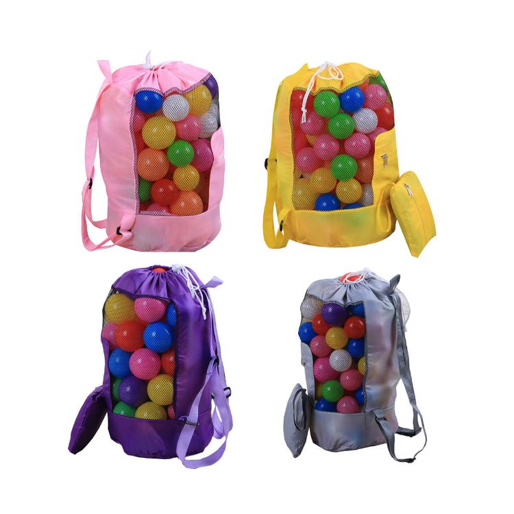 Picture of Foldable Mesh Drawstring Backpack