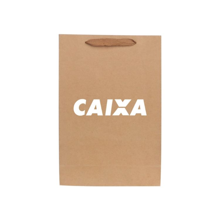Picture of Small Vertical Paper Bag with Rope Handle(150 x 220 x 90mm)