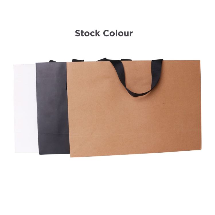 Picture of Medium Paper Bag with Flat Handle(320 x 220 x 100mm)