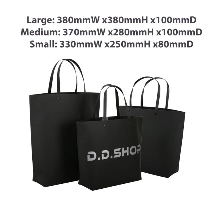 Picture of Medium Black&White Boutique Paper Bag(370 x 280 x 100mm)