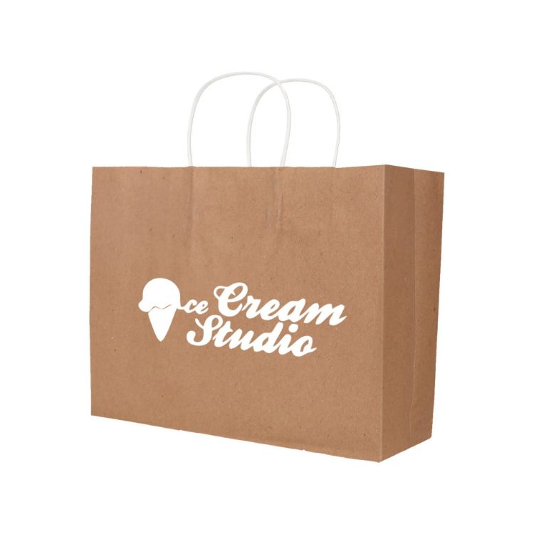 Picture of Twisted Handle Kraft Paper Bag(320x250x120mm)