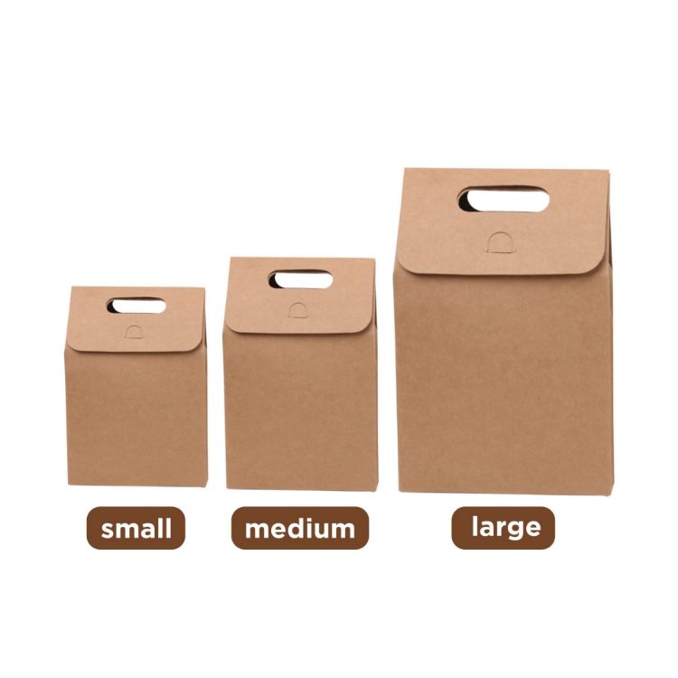 Picture of Medium Kraft Paper Portable Box