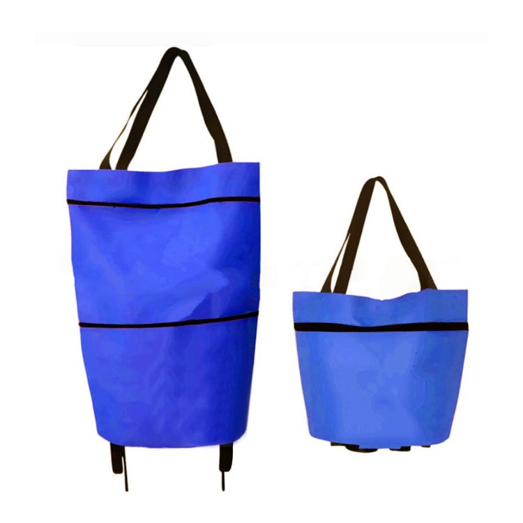 Picture of 2 in 1 Collapsible Shopping Trolley Bag