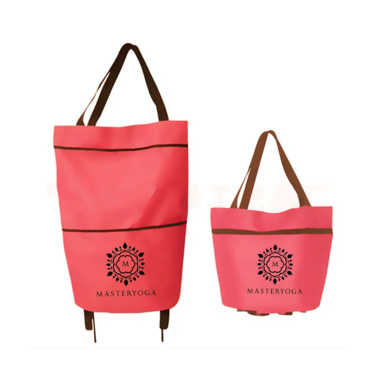 Picture of 2 in 1 Collapsible Shopping Trolley Bag