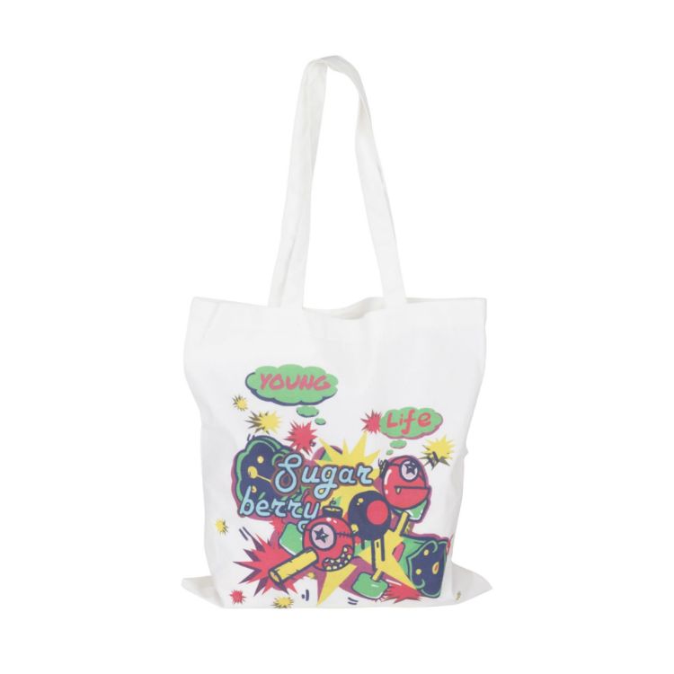 Picture of 170gsm Digital Print Long Handle Cotton Bag