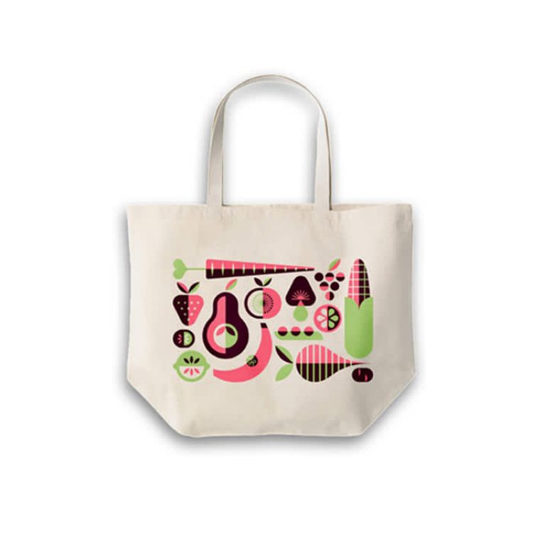 Picture of 140gsm Short Handle Calico Bag with Gusset