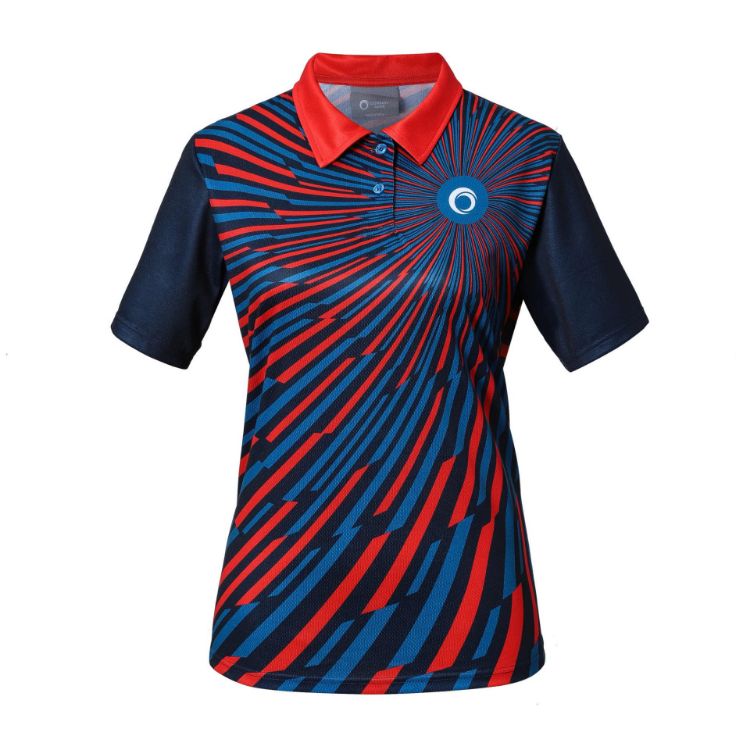 Picture of Women's 100%Polyester Sublimated Basic POLO