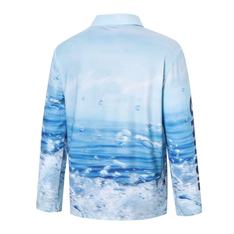 Picture of Men's Polyester Spandex Sublimated Fishing POLO