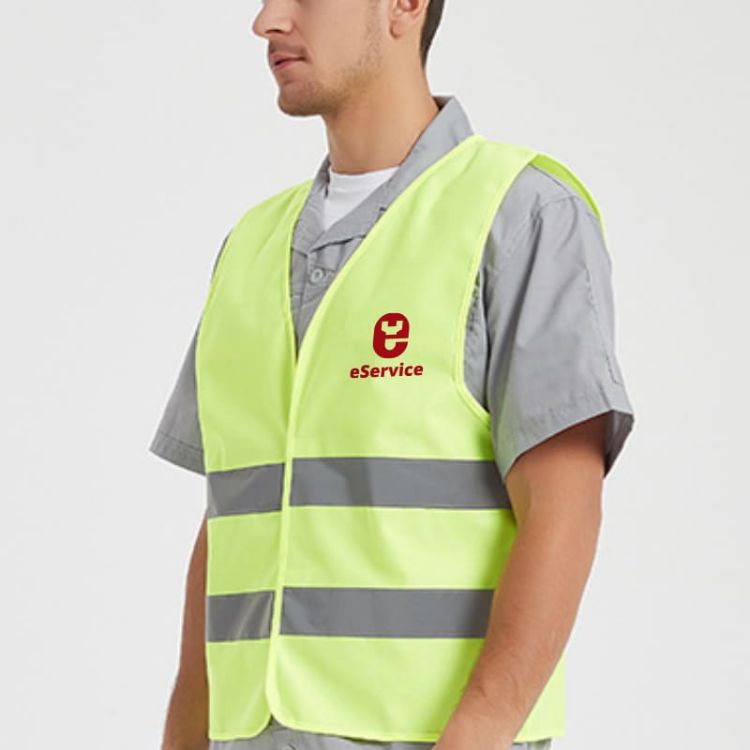 Picture of Unisex Adults Classic Hi-Vis Vest with Horizontal Reflective Tape