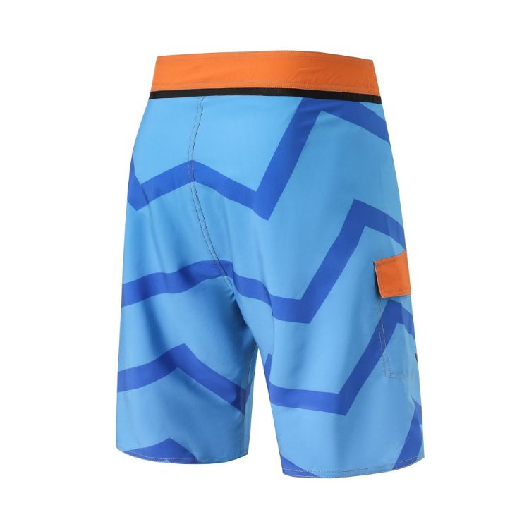 Picture of Men's Polyester Spandex Sublimated Swim Shorts Knee Length