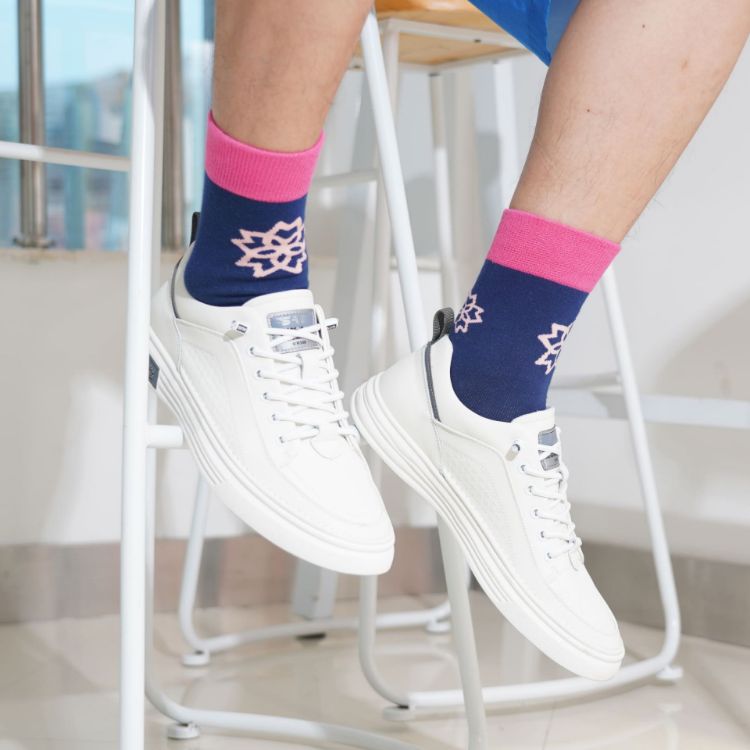 Picture of Crew Custom Pattern Woven Socks