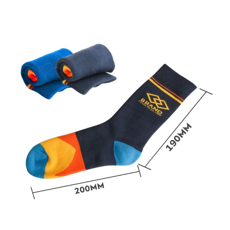 Picture of Crew Thermal Custom Pattern Socks