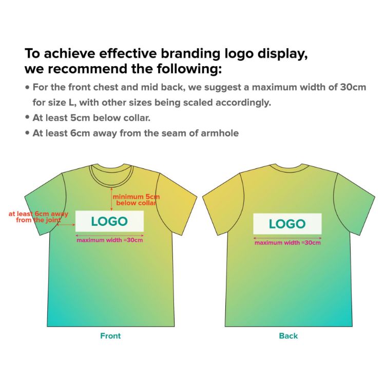 Picture of Unisex Adults 100%Polyester Sublimated Insert Collar T-shirt