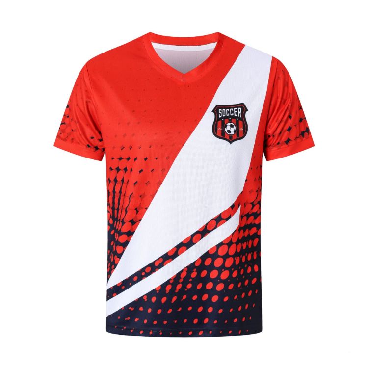 Picture of Unisex Adults 100% Polyester Sublimated Football Jersey