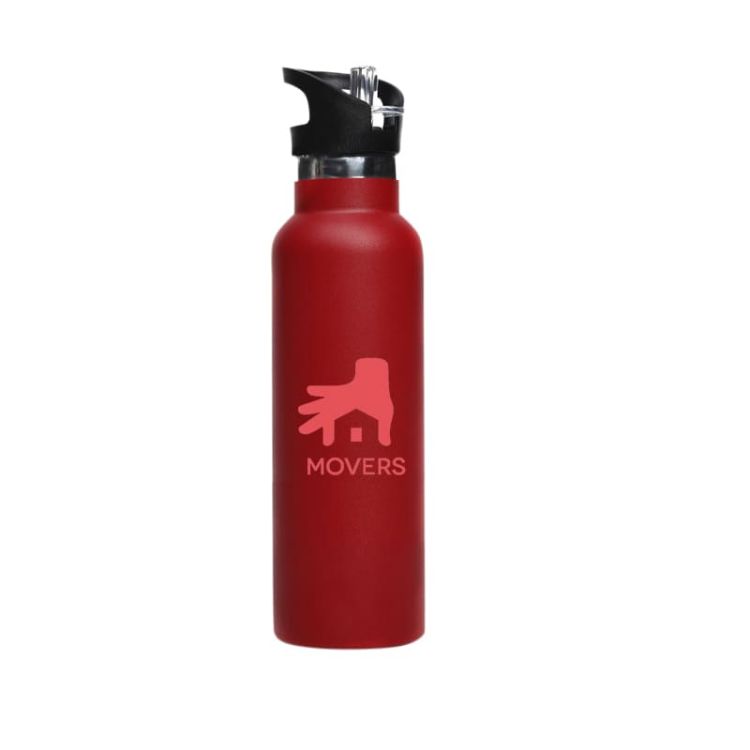 Picture of 600ml Double Wall Vacuum Bottle with Flip Valve Lid