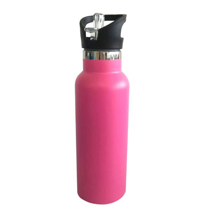 Picture of 600ml Double Wall Vacuum Bottle with Flip Valve Lid