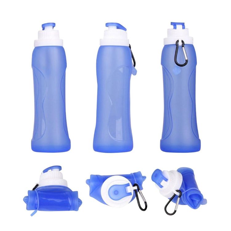 Picture of 500ml Collapsible Silicone Drink Bottle