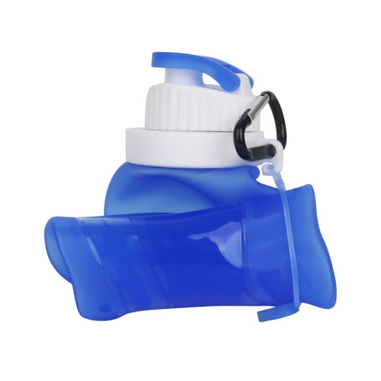 Picture of 500ml Collapsible Silicone Drink Bottle