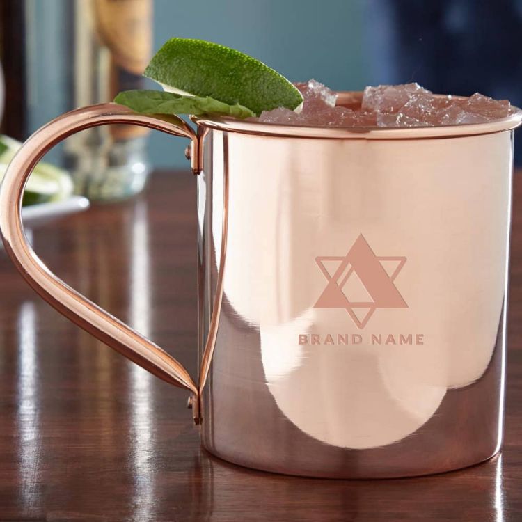 Picture of Engraved Moscow Mule Copper Mug