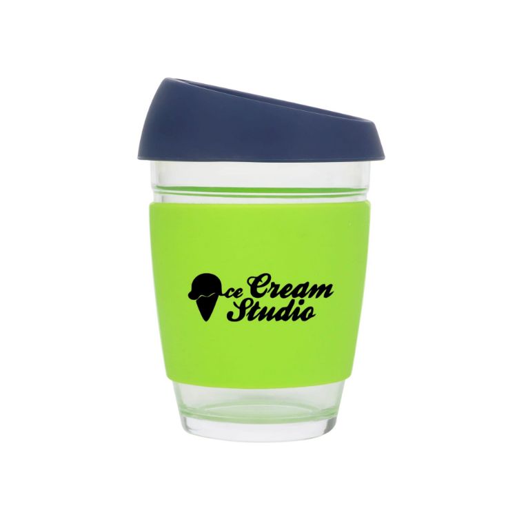 Picture of 12 OZ Reusable Glass Coffee Cup