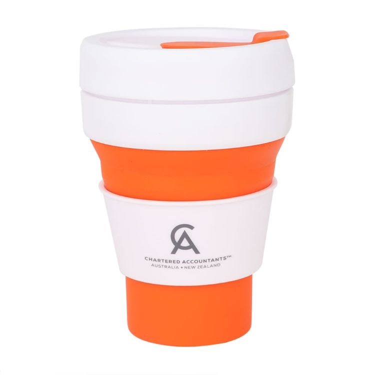 Picture of 355ml Collapsible Silicon Coffee Cup