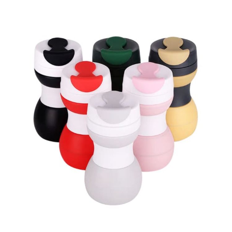 Picture of 500ml Collapsible Silicone Coffee Travel Cup