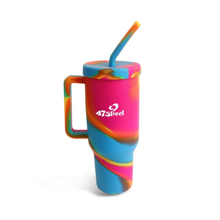 Picture of 1200ml Custom Silicone Cup with Handle