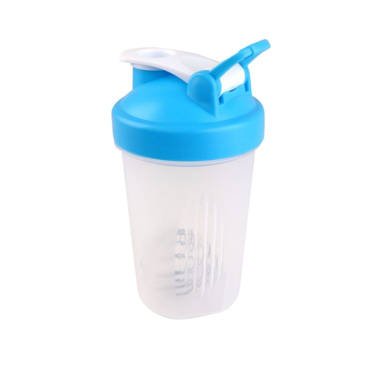 Picture of BPA Free Fitness Shaker Bottle with Loop 400ml