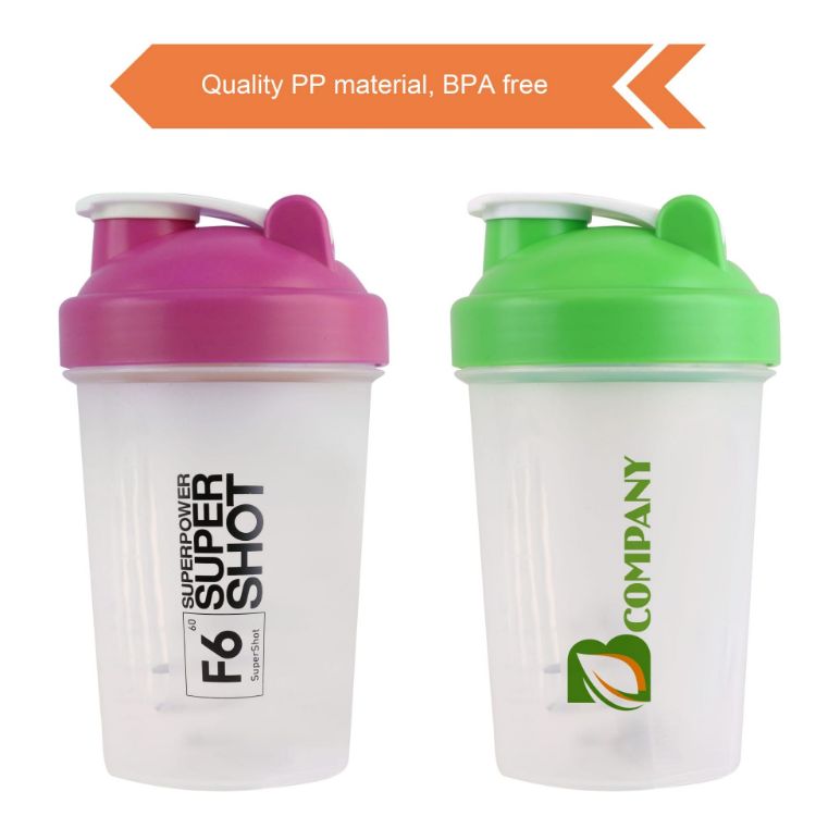 Picture of BPA Free Fitness Shaker Bottle 400ml