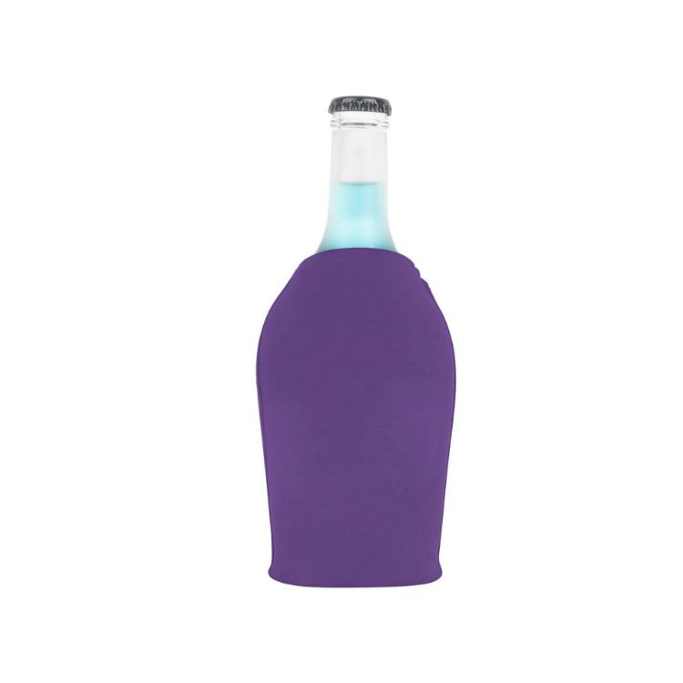 Picture of Short Bottle Cooler with Zipper