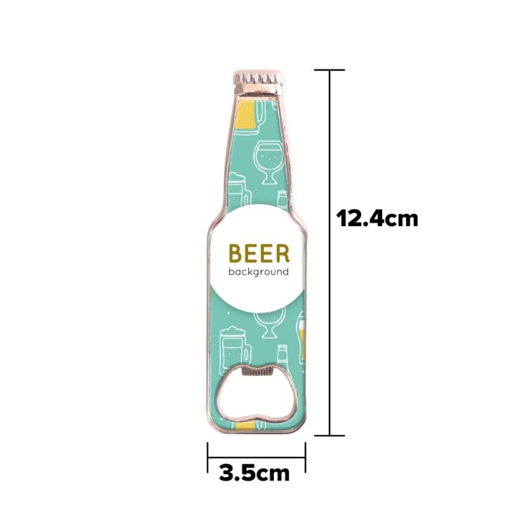 Picture of Bottle Shaped Opener Fridge Magnet