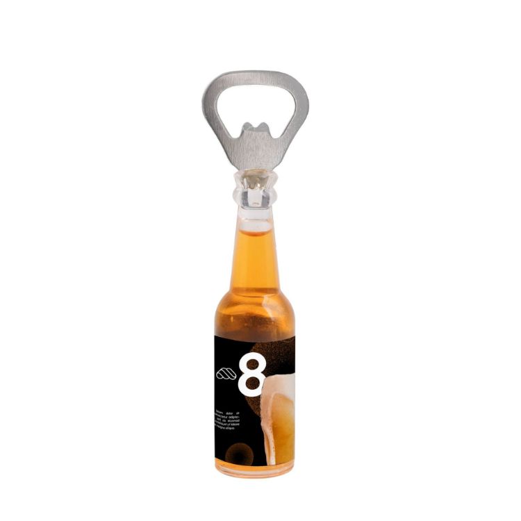 Picture of Bottle Shaped Opener with Fridge Magnet