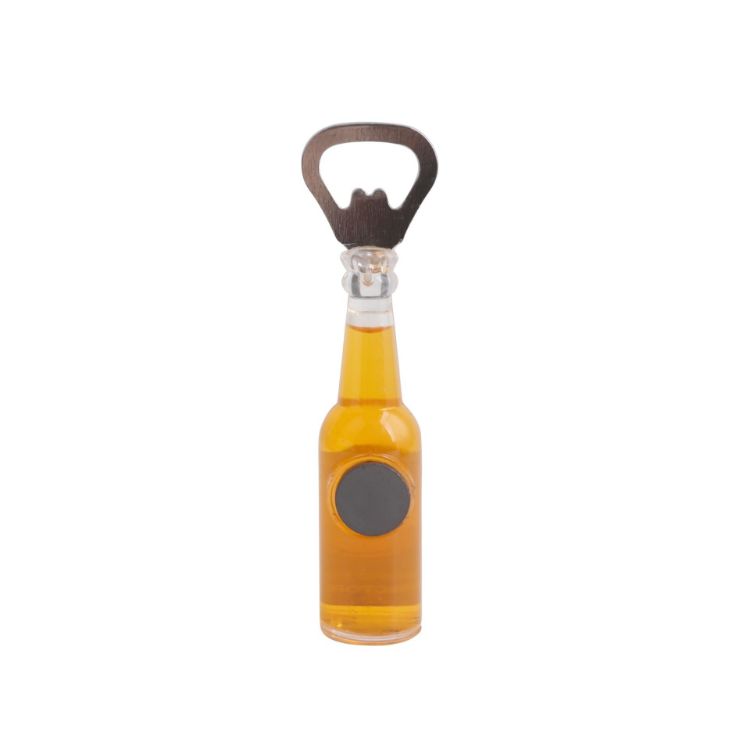 Picture of Bottle Shaped Opener with Fridge Magnet