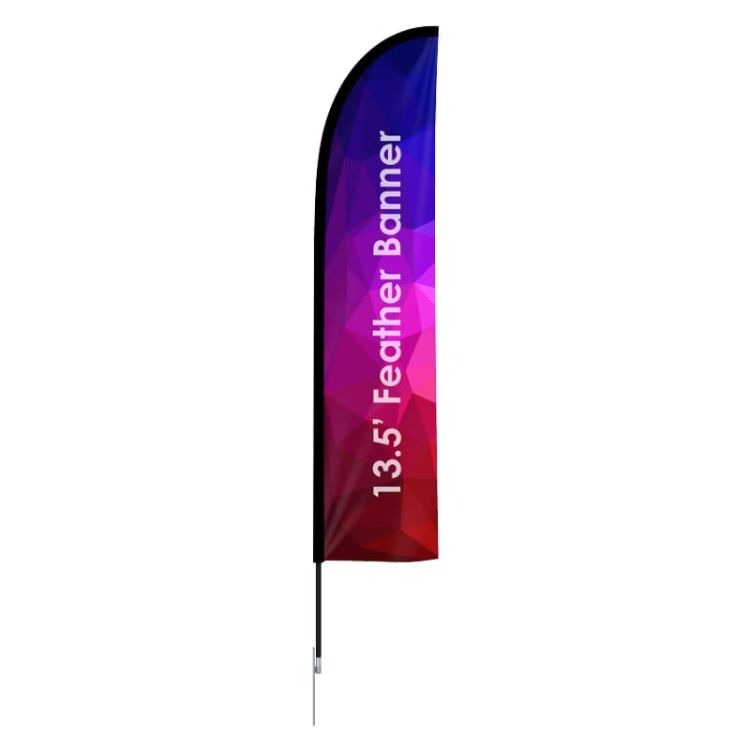 Picture of Large(80.5*400cm) Straight Feather Banners 15ft