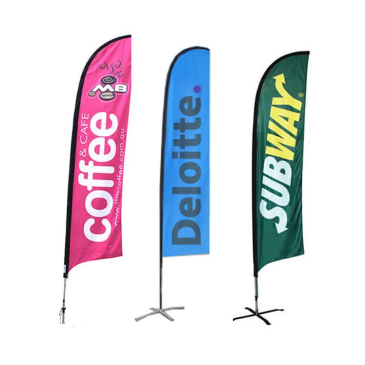 Picture of Large(80.5*400cm) Straight Feather Banners 15ft