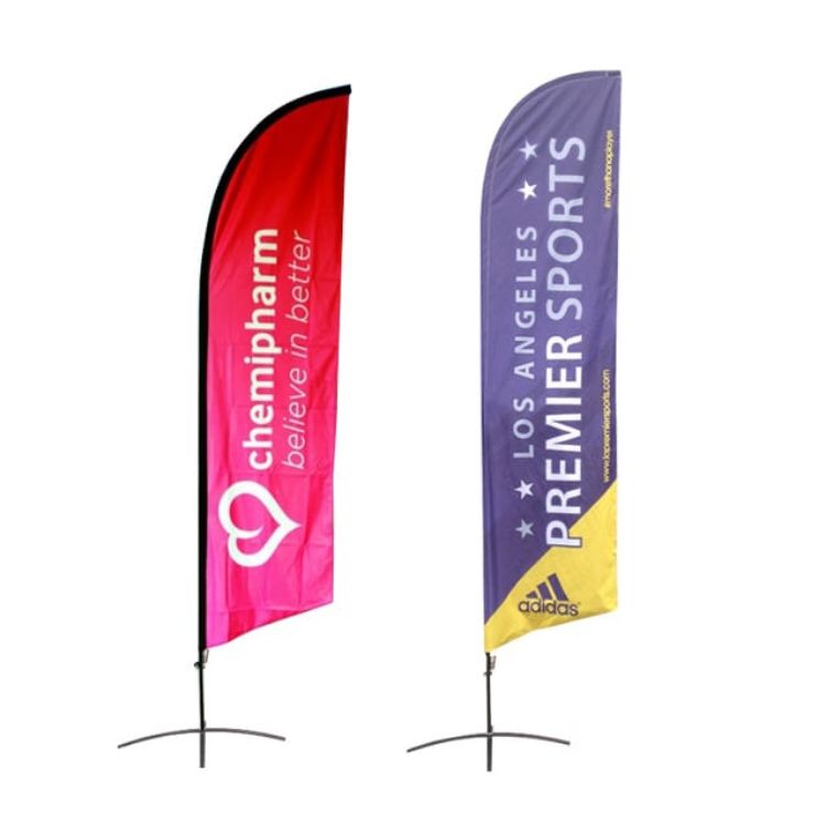 Picture of Small(65.3*200cm) Angled Feather Banners 9ft