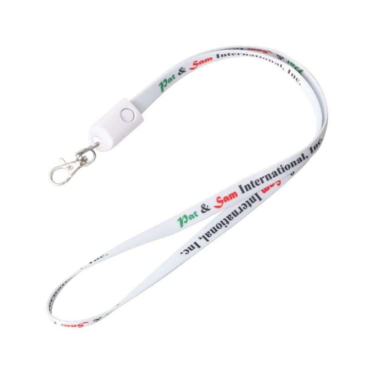 Picture of Polyester Lanyard Charging Cable