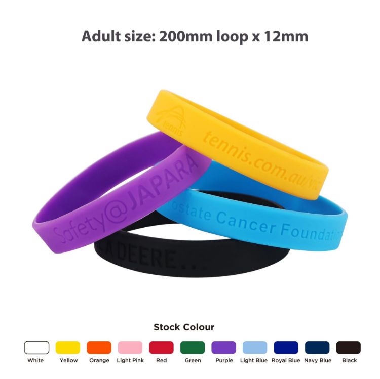 Picture of Debossed Wristband