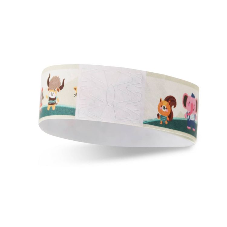 Picture of 25mm Width Disposable Full Colour Tyvek Wristband