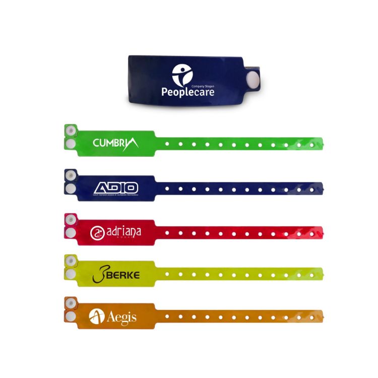 Picture of Disposable Reflective PVC Wristband
