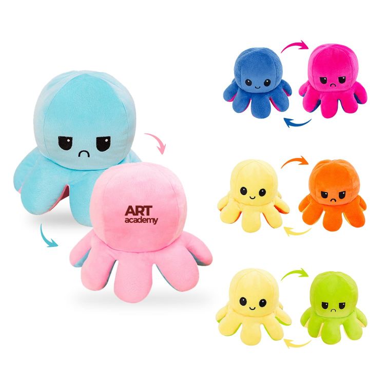 Picture of Large Reversible Octopus Plush Toy