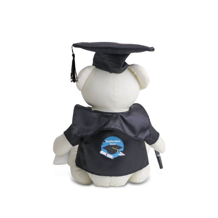 Picture of Graduation Signature Calico Bear with Pen