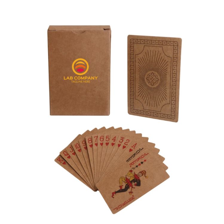 Picture of Kraft Paper Playing Cards