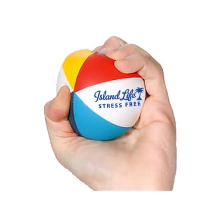 Picture of Colorfull Beach Ball Shape Stress Reliever