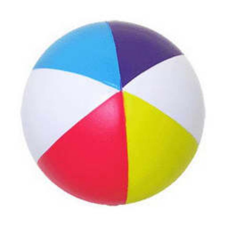 Picture of Colorfull Beach Ball Shape Stress Reliever