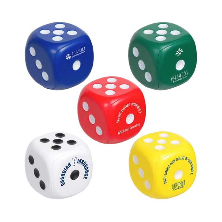 Picture of Dice Shape Stress Reliever